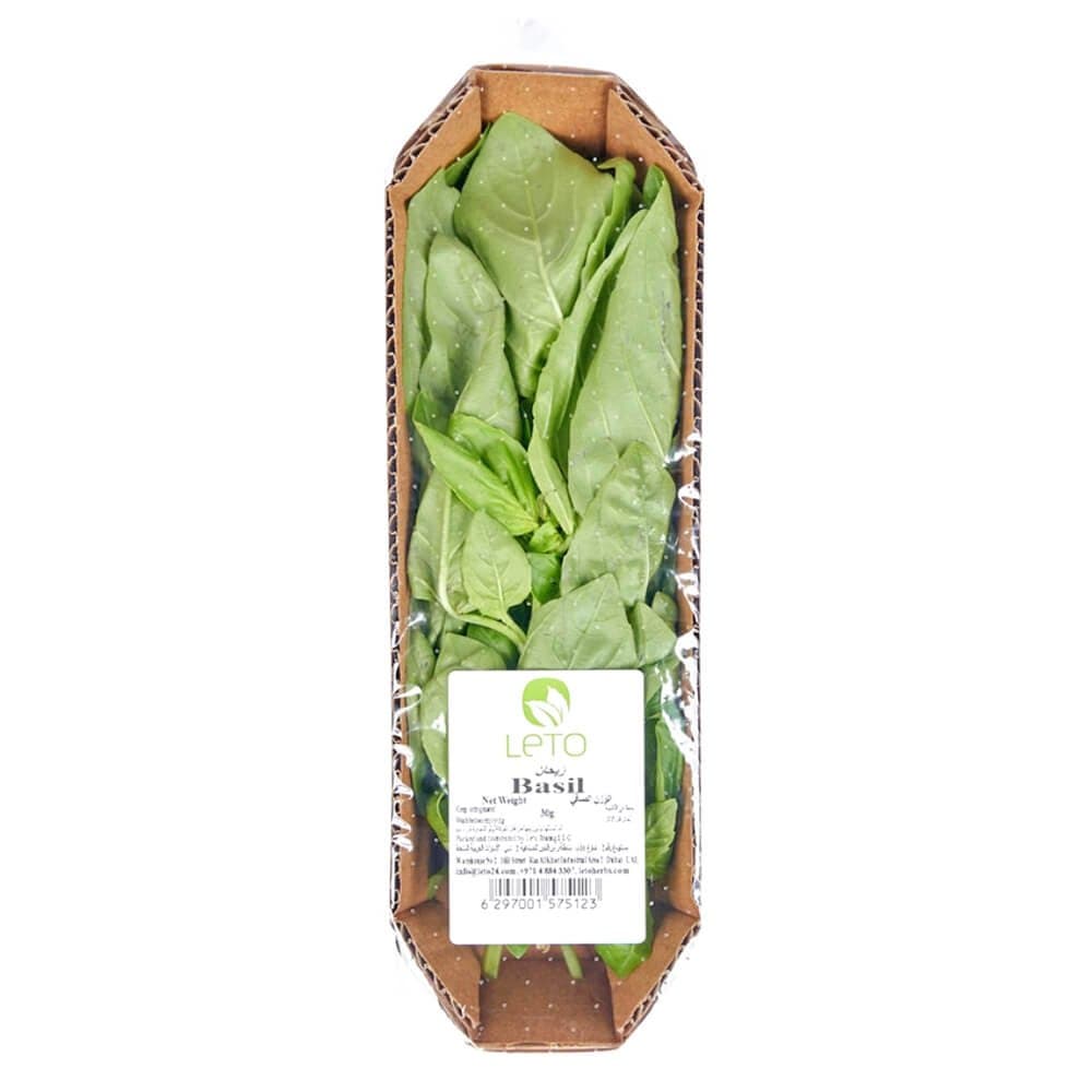 Green Basil Leaves